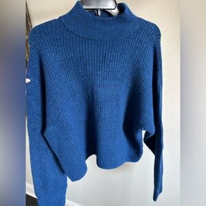blue sweater